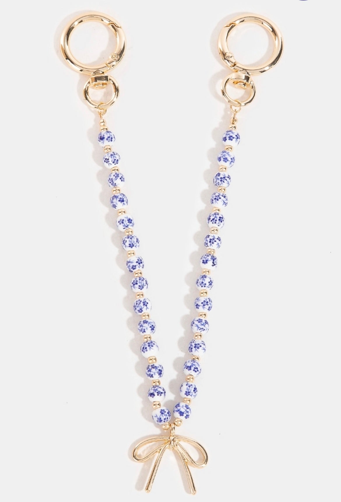 Blue chinoi bag charm