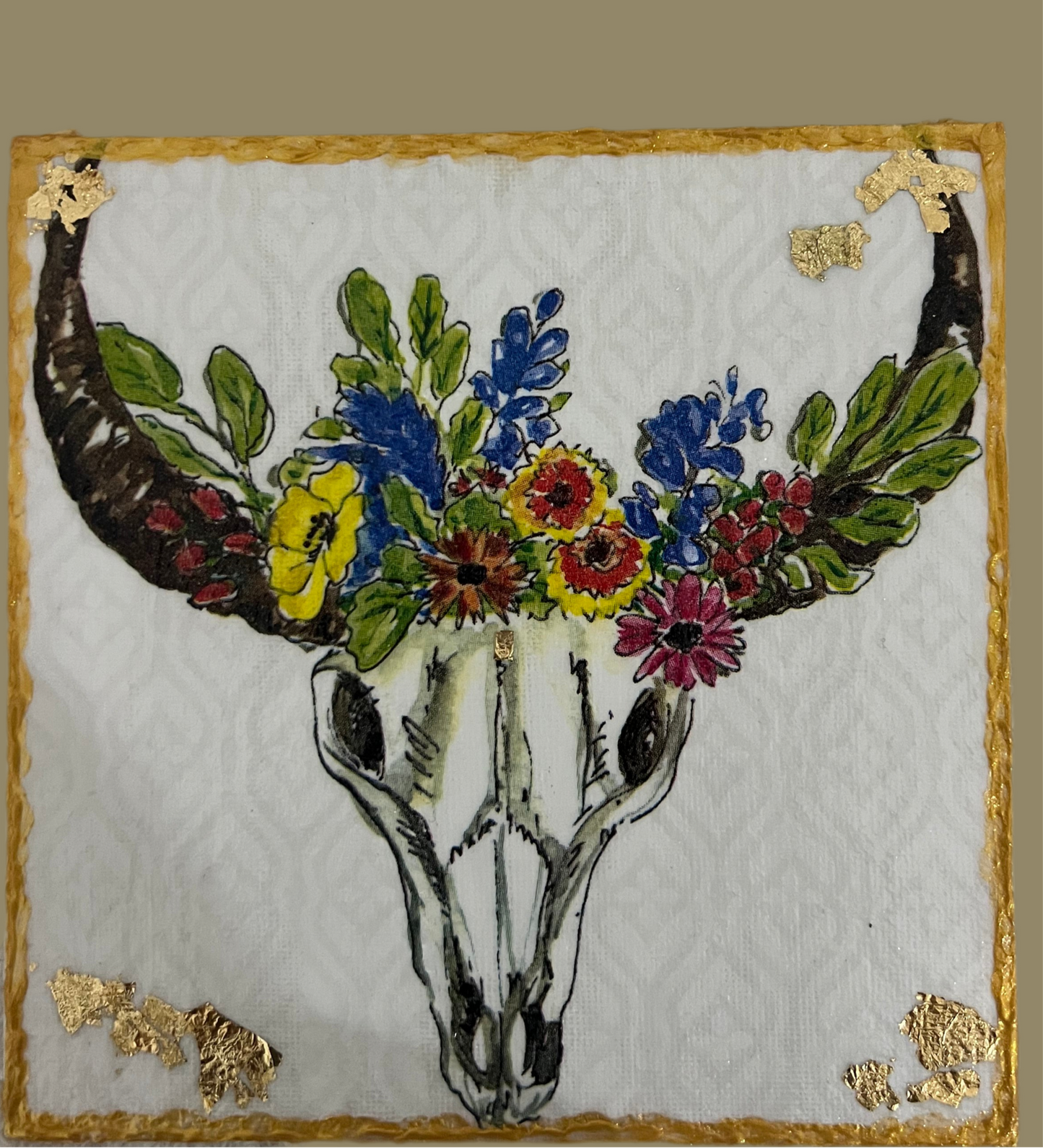 Boho Steer Head Picture