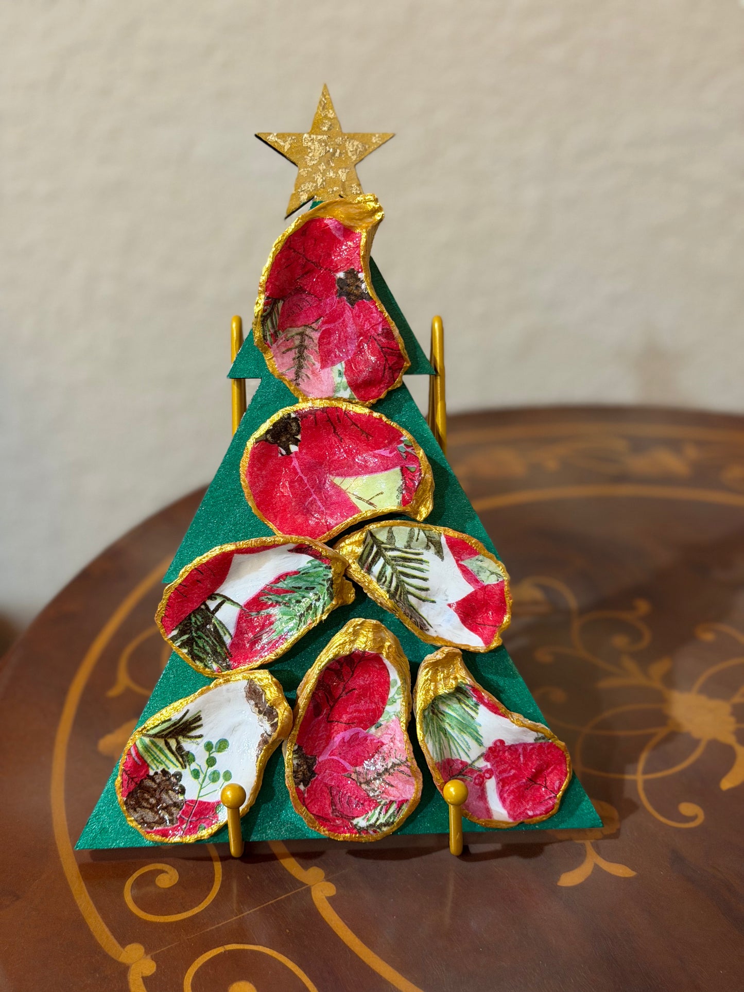 Oyster Shell Christmas Tree