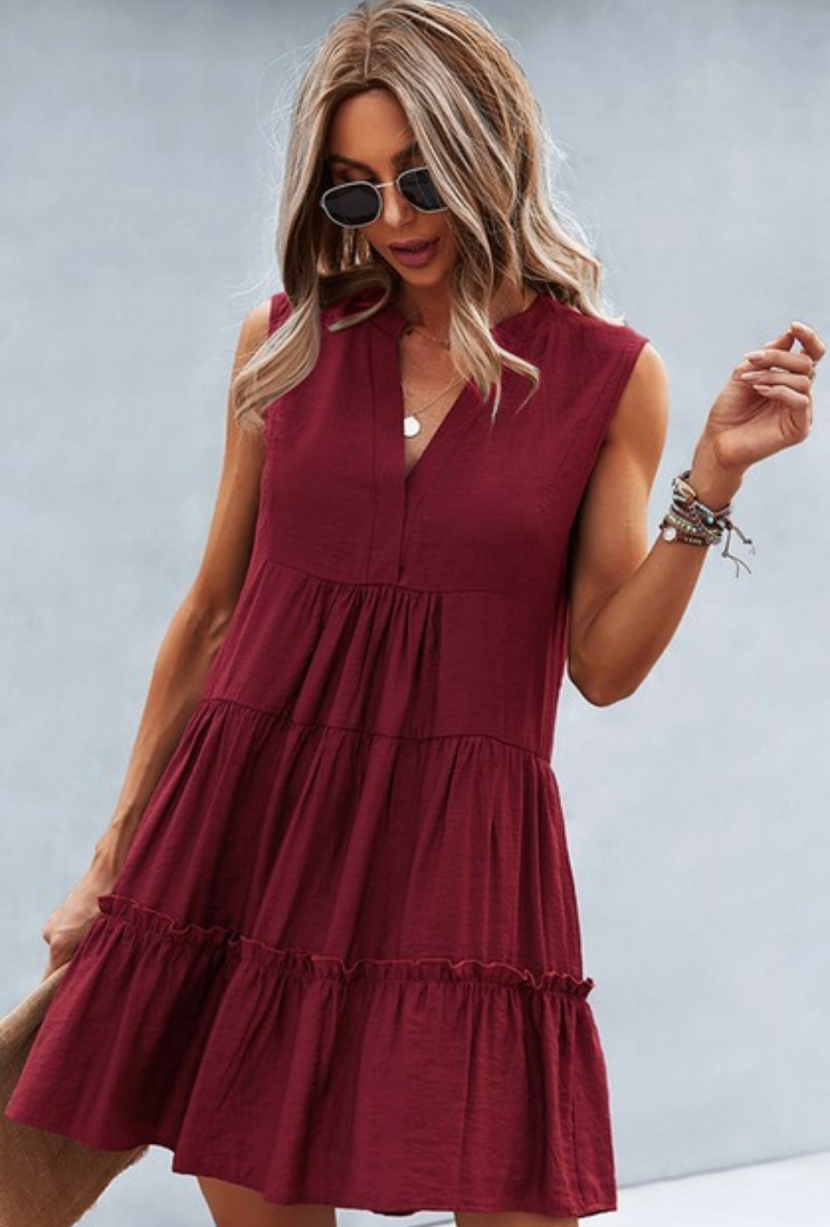 Sleeveless Shift Dress