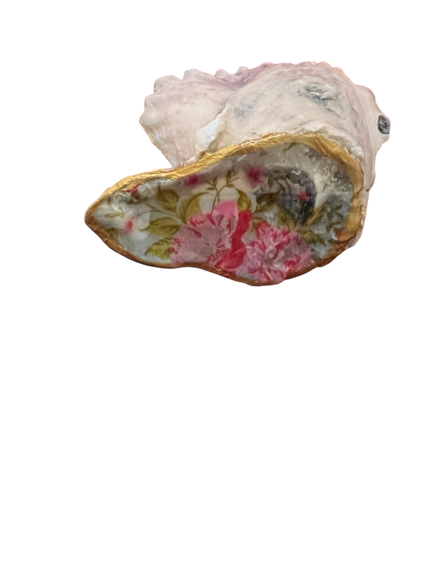 Double sided Flower Oyster Shell