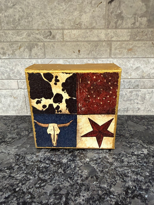 Texas,Cowboy Block Picture
