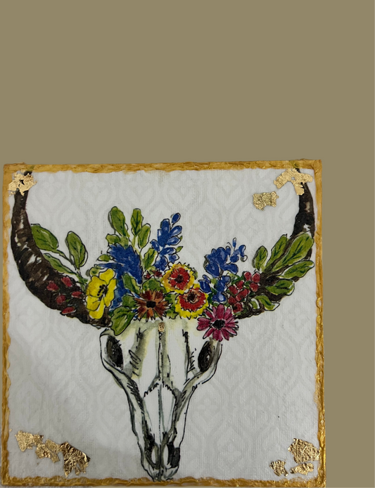 Boho Steer Head Picture