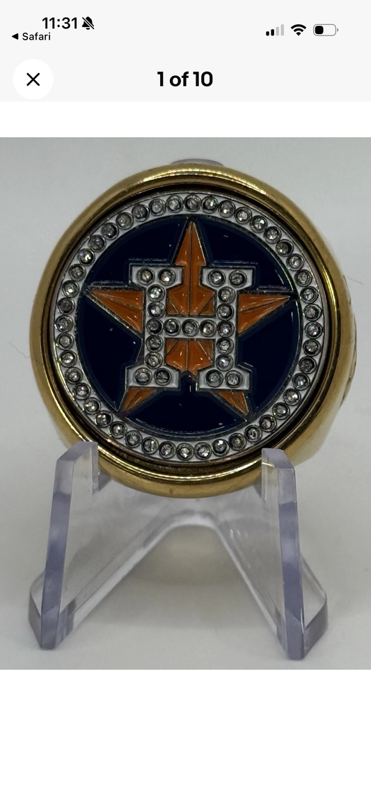 Houston Astros Bottle Opener Ring