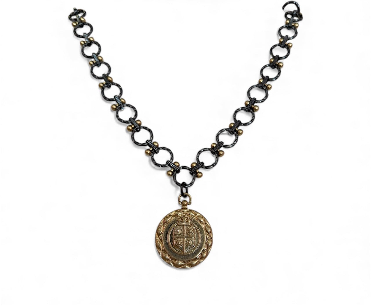 Spanish Coin on Chunky Chain