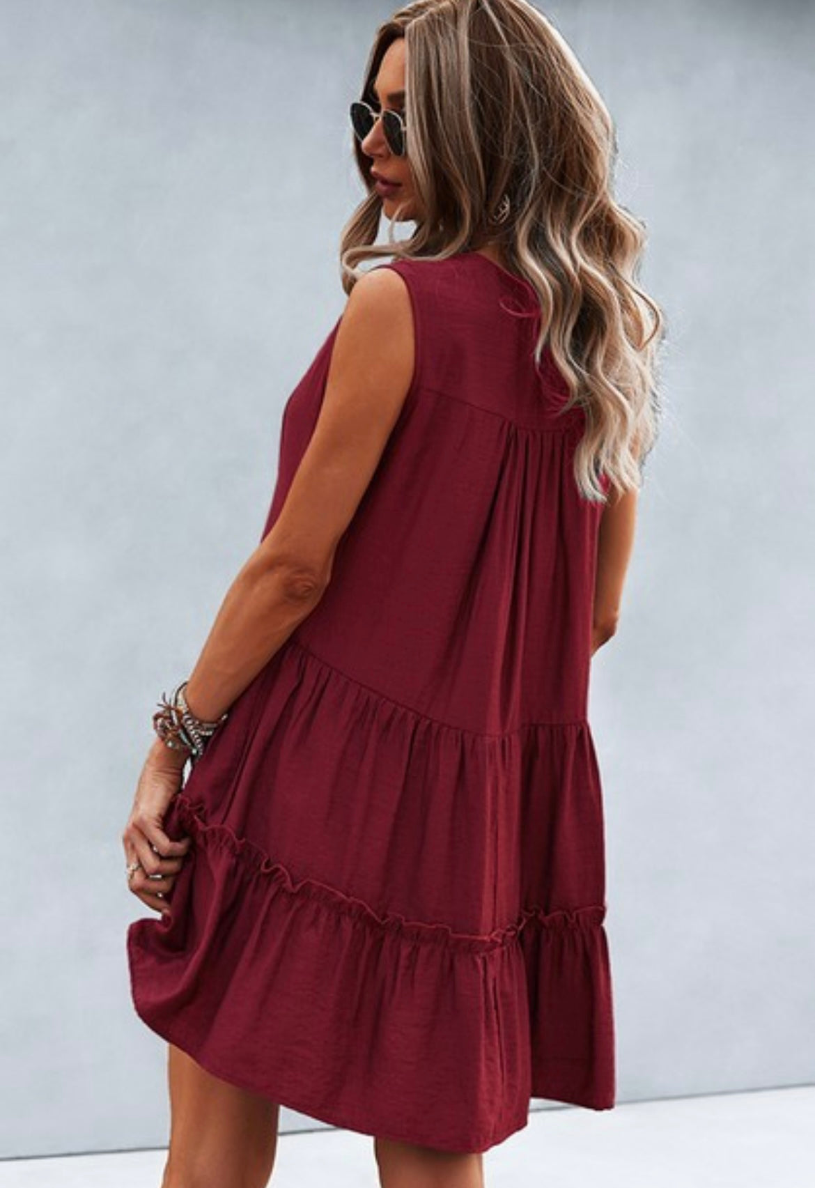 Sleeveless Shift Dress