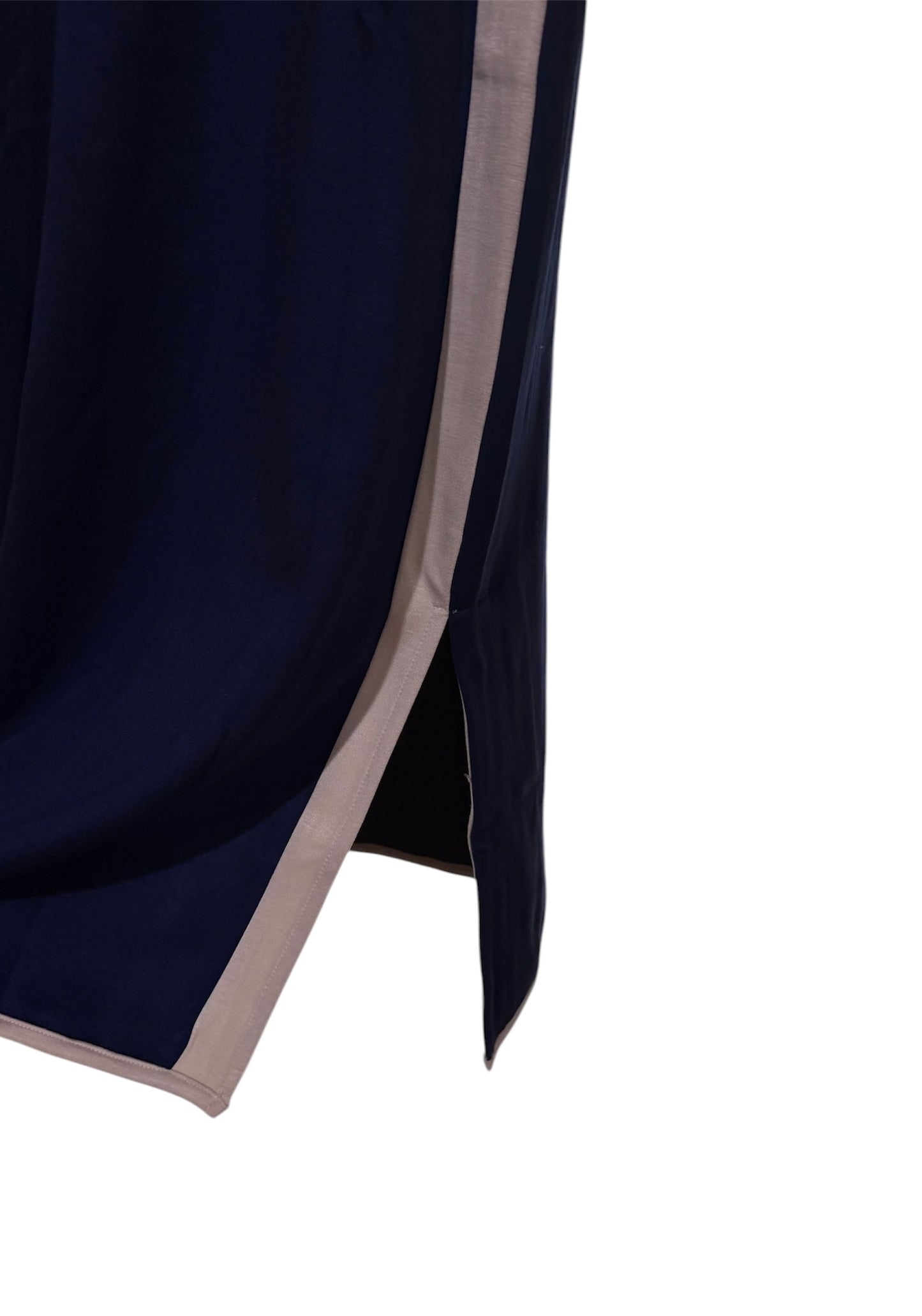 Navy Blue Sporty Chic Midi Dress