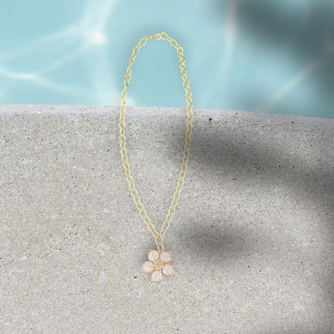 Pearl Flower Necklace