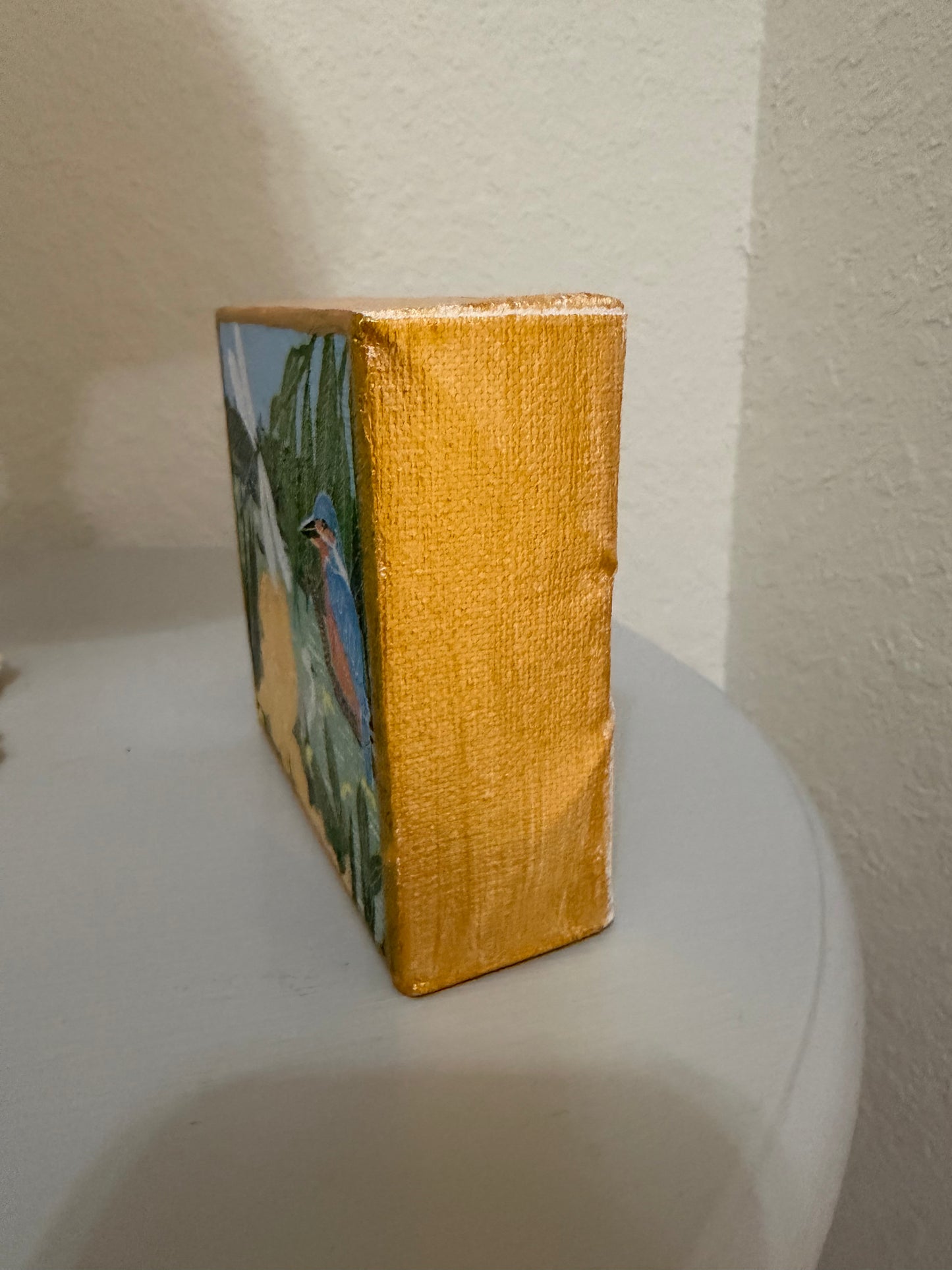 Bayou Scene Canvas Block Pic