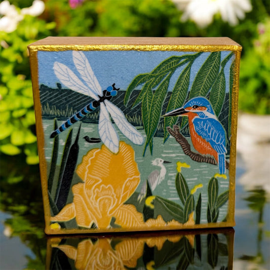 Bayou Scene Canvas Block Pic