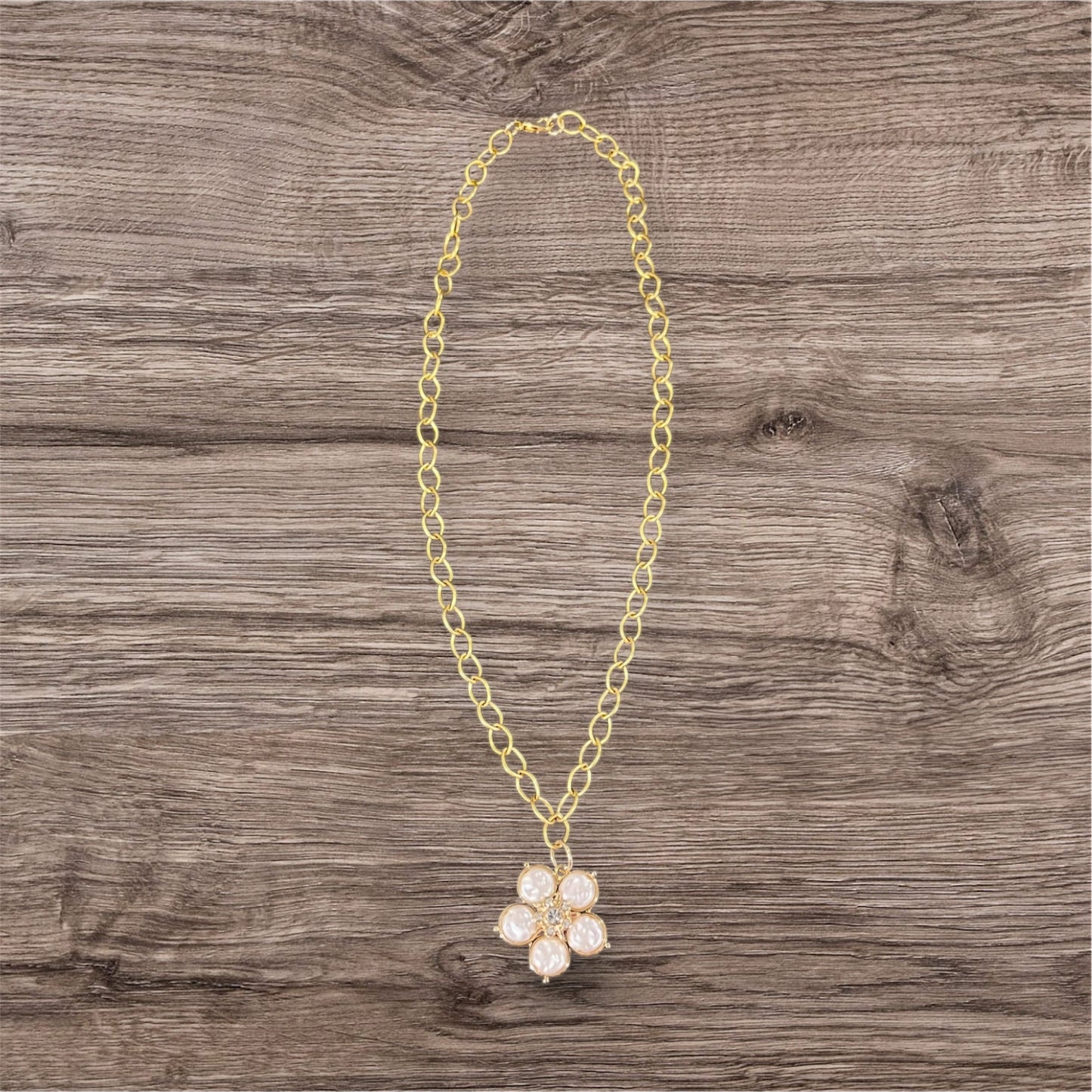 Pearl Flower Necklace