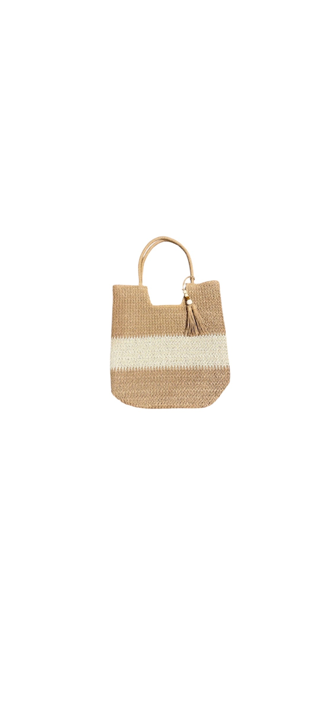 Tan Straw Bag Beach Tote
