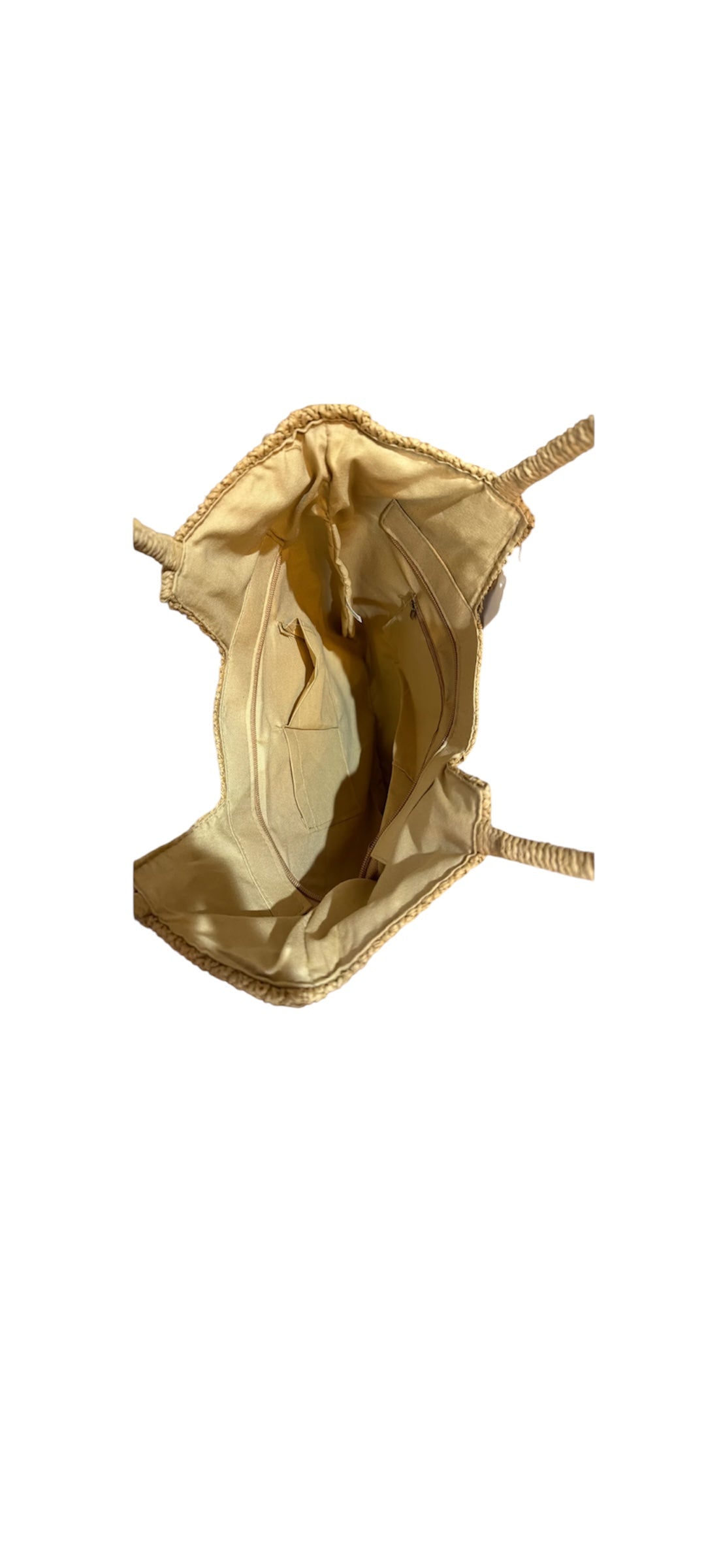 Tan Straw Bag Beach Tote