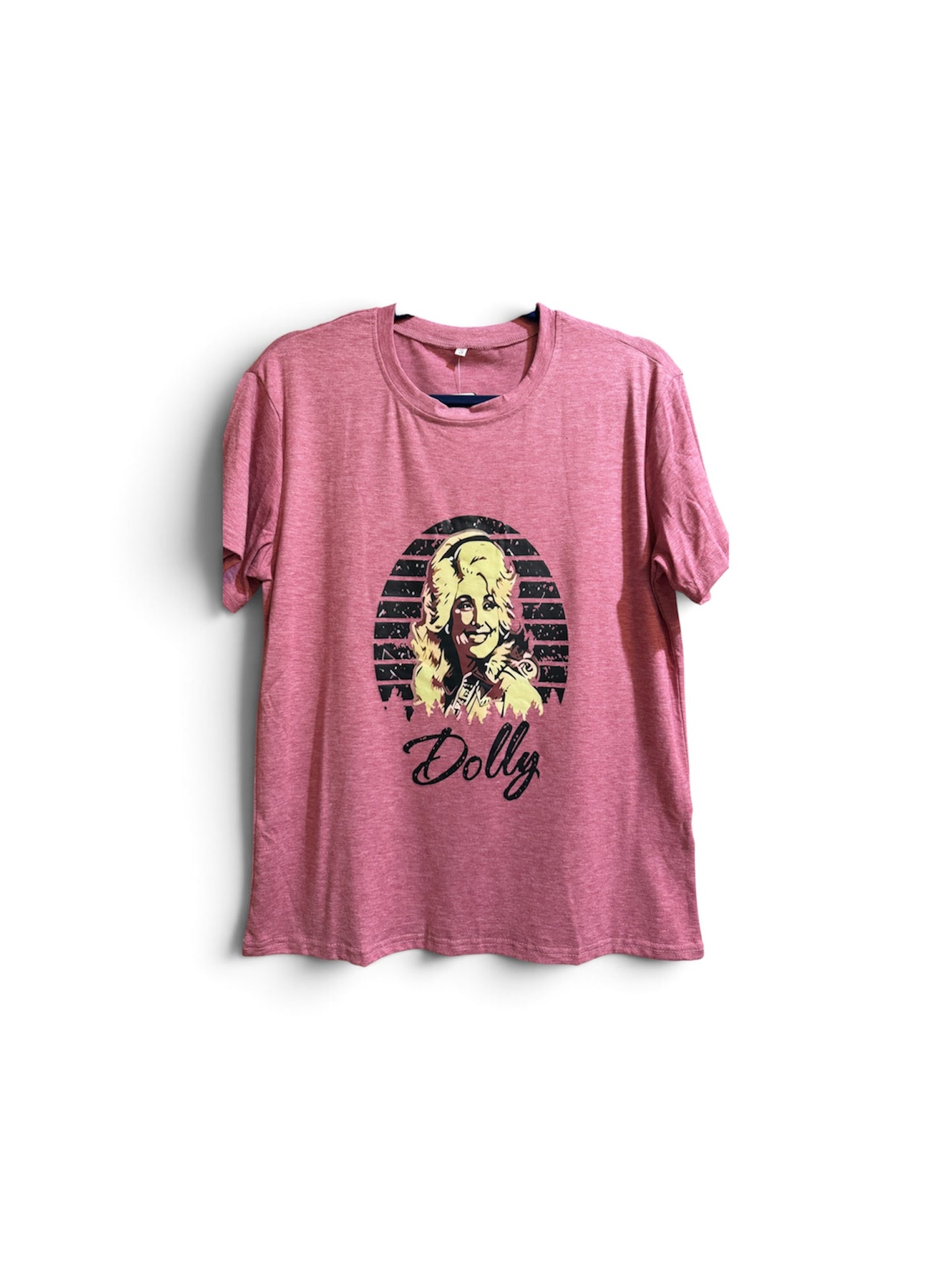 Berry Pink Dolly Parton T-shirt Small