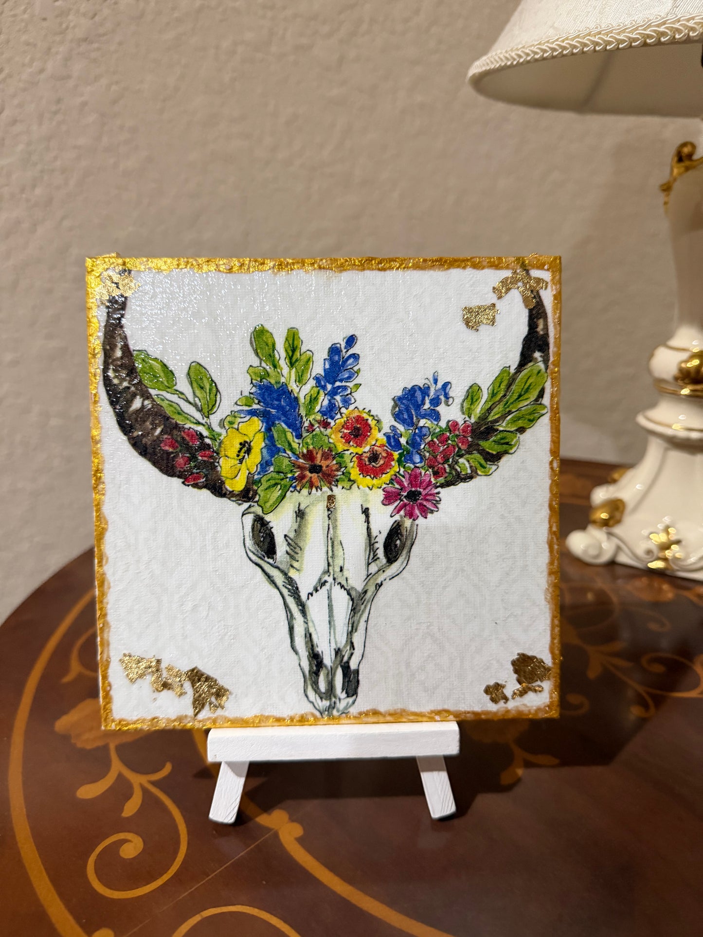 Boho Steer Head Picture